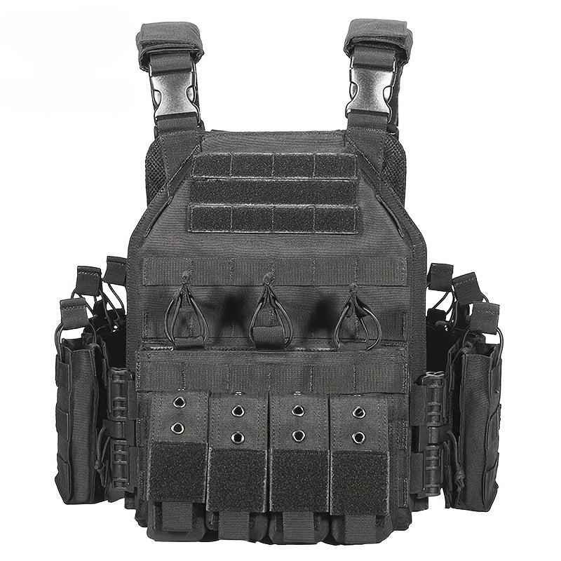 Tactical Vest for Men Quick Release Outdoor Airsoft Vest Adjustable for Adults