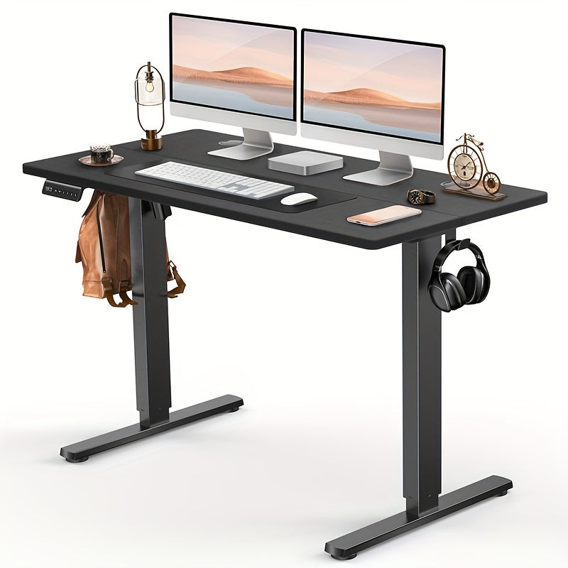 40/48/55/63 Inches Standing Desk Adjustable Height Electric Sit Stand Up Desk, Gaming Desk Ergonomic Workstation For Home Office, Cafes, Catering, Event Holding, 4 Colors