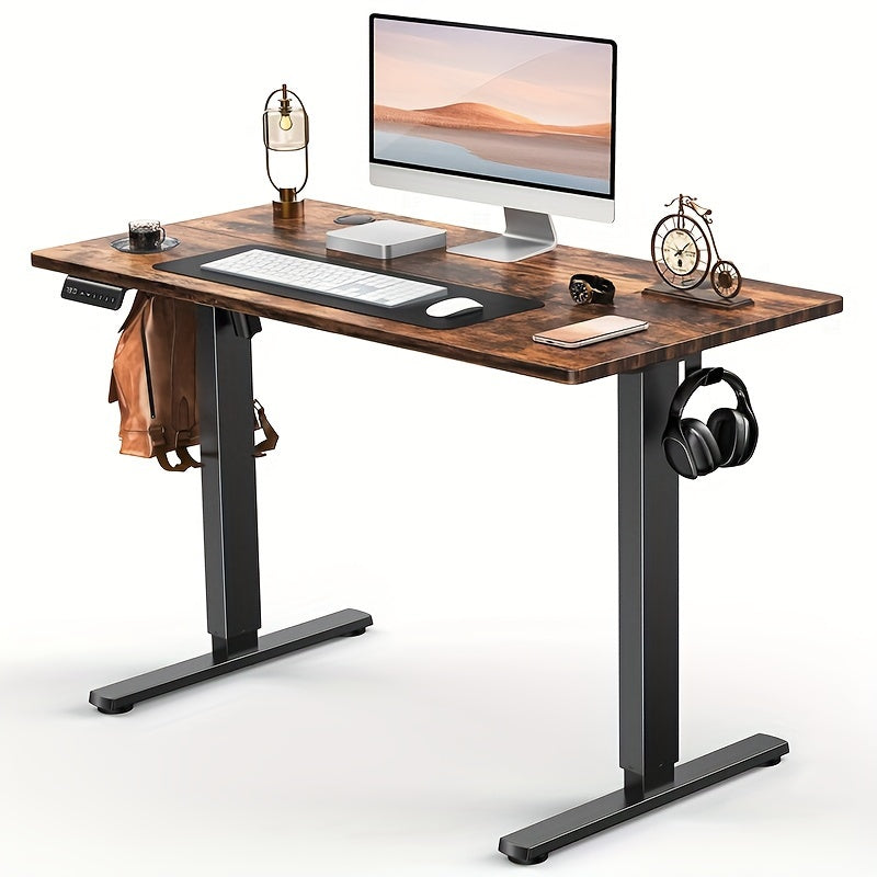 40/48/55/63 Inches Standing Desk Adjustable Height Electric Sit Stand Up Desk, Gaming Desk Ergonomic Workstation For Home Office, Cafes, Catering, Event Holding, 4 Colors