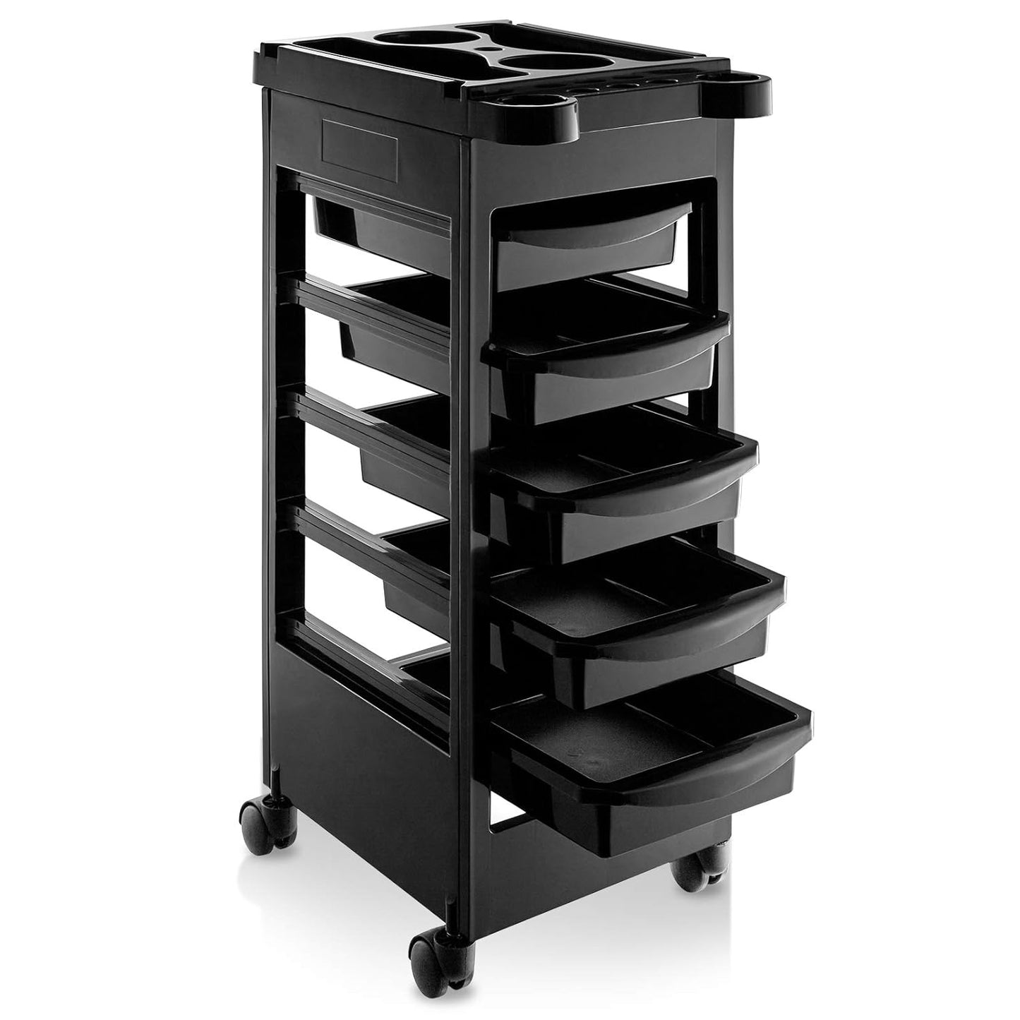 Beauty Salon Rolling Trolley Cart With 5 Drawers