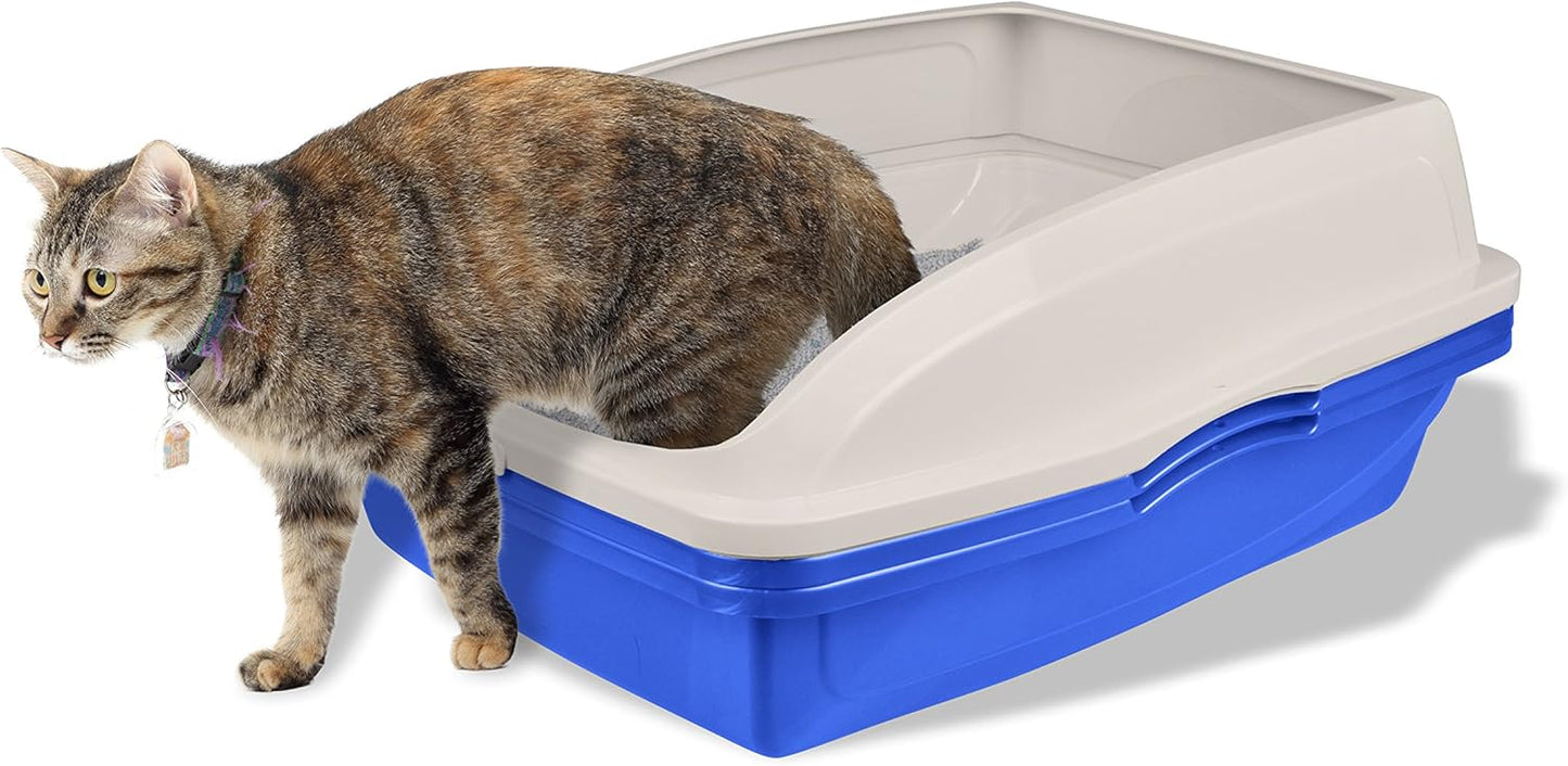 Large Pets Sifting Cat Litter Box with Frame, High Sided, CP5