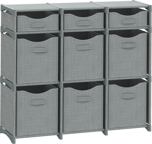 Closet Organizers And Storage | Includes All Storage Cube Bins | Easy To Assemble Closet Storage Unit With Drawers | Room Organizer For Clothes, Baby Closet Bedroom, Playroom, Dorm