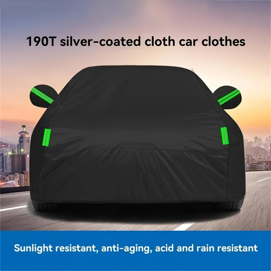 Protect Your SUV/ Sedan From The Sun, Rain, Snow And UV Rays With This All-purpose Outdoor Waterproof Car Cover!