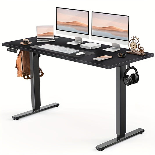 40/48/55/63 Inches Standing Desk Adjustable Height Electric Sit Stand Up Desk, Gaming Desk Ergonomic Workstation For Home Office, Cafes, Catering, Event Holding, 4 Colors