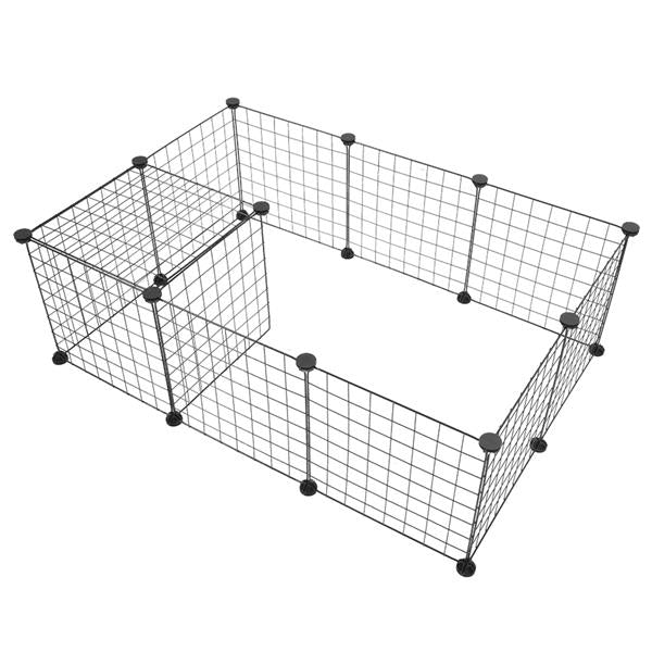 Pet Playpen, Small Animal Cage Indoor Portable Metal Wire Yard Fence for Small Animals, Guinea Pigs, Rabbits Kennel Crate Fence Tent