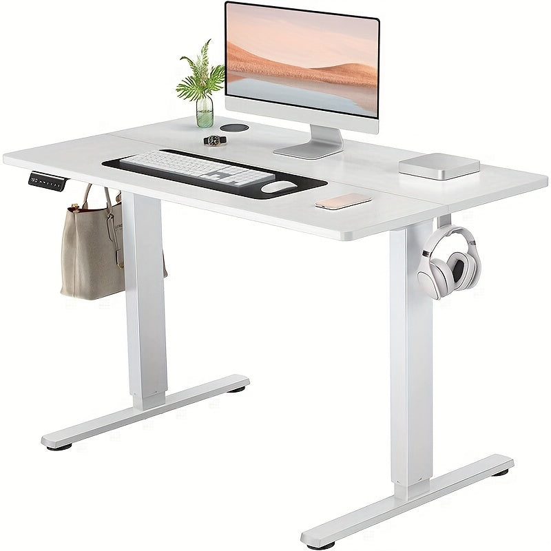 40/48/55/63 Inches Standing Desk Adjustable Height Electric Sit Stand Up Desk, Gaming Desk Ergonomic Workstation For Home Office, Cafes, Catering, Event Holding, 4 Colors