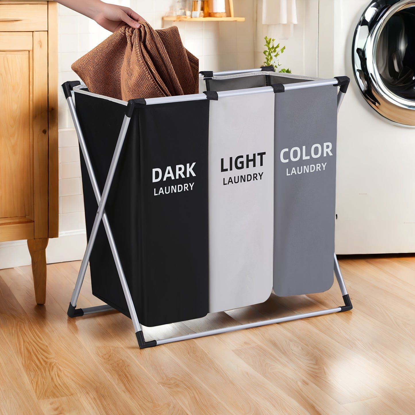 Large Laundry Basket, Laundry Hamper, Dirty Clothes Storage Basket, Dirty Clothes Hamper For Home College Dorm